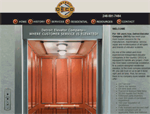 Tablet Screenshot of detroitelevator.com